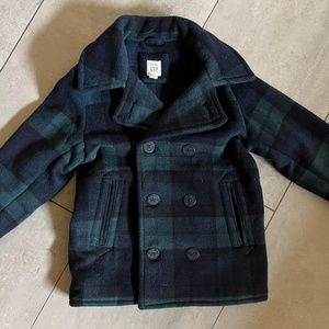 Excellent used condition Gap tartan wool coat